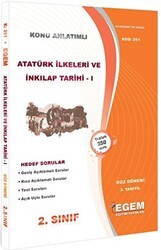 Egem Eğitim Yayınları 2. Sınıf 3. Yarıyıl Atatürk İlkeleri ve İnkılap Tarihi 1 Konu Anlatımlı Soru Bankası - Egem Eğitim Yayınları