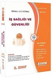Egem Eğitim Yayınları 2. Sınıf 3. Yarıyıl İş Sağlığı ve Güvenliği Konu Anlatımlı Soru Bankası - Kod 229 - Egem Eğitim Yayınları