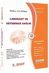 Egem Eğitim Yayınları 2. Sınıf 4. Yarıyıl Konu Anlatımlı Laborant ve Veteriner Sağlık - Kod 2217 - Egem Eğitim Yayınları