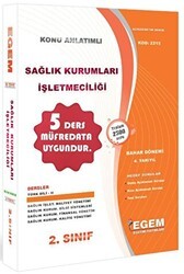 Egem Eğitim Yayınları 2. Sınıf 4. Yarıyıl Konu Anlatımlı Sağlık Kurumları İşletmeciliği - Kod 2215 - Egem Eğitim Yayınları