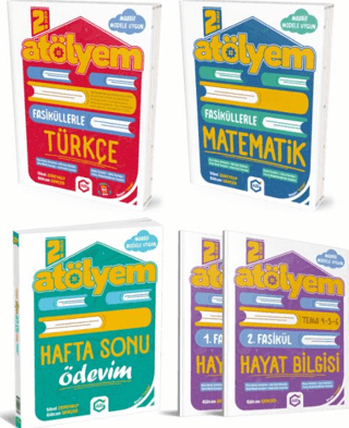 2. Sınıf Atölyem Seti 4 Kitap - 1