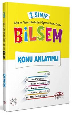 Editör Yayınevi 2. Sınıf Bilsem Konu Anlatımlı Data Yayınları - 1