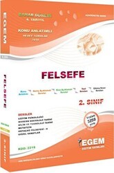 Egem Eğitim Yayınları 2. Sınıf Felsefe Konu Anlatımlı Soru Bankası - Egem Eğitim Yayınları