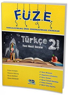 Tandem Yayınları 2. Sınıf Füze Türkçe Soru Bankası - 1