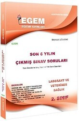 Egem Eğitim Yayınları 2. Sınıf Laborant ve Veteriner Sağlık Son 6 Yılın Çıkmış Sınav Soruları - Kod C206 - 1