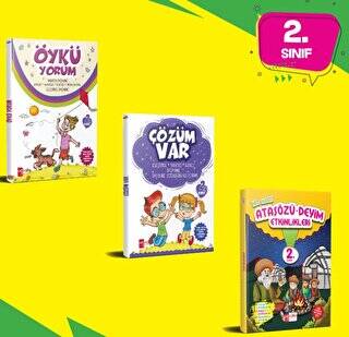 Artı Eğitim Yayınları 2. Sınıf Öykü Yorum + Çözüm Var + Atasözleri - Deyim Etkinlikleri - 1