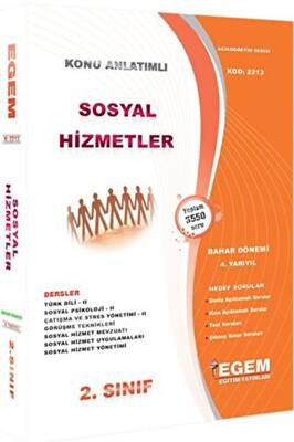 Egem Eğitim Yayınları 2. Sınıf Sosyal Hizmetler Bahar Dönemi Konu Anlatımlı Soru Bankası 4.Yy - 1