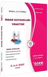 Egem Eğitim Yayınları 2. ve 4. Sınıf 4. ve 8. Yarıyıl Konu Anlatımlı İnsan Kaynakları Yönetimi - Kod 4452 - 1