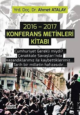 2016 - 2017 Konferans Metinleri Kitabı - 1