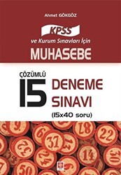 Ekin Basım Yayın KPSS Muhasebe Çözümlü 15 Deneme Sınavı - Ekin Basım Yayın