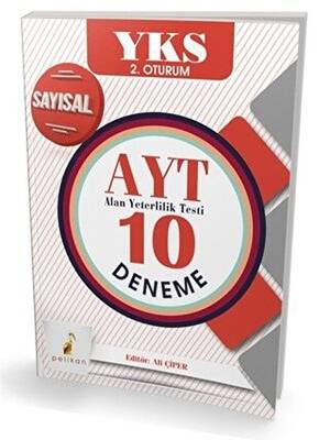 Pelikan Tıp Teknik Yayıncılık 2018 Sayısal Öğrencileri İçin YKS 2. Oturum AYT 10 Deneme - 1