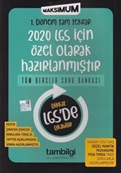 Tambilgi Yayınları 2020 LGS 1. Dönem Tam Tekrar Tüm Dersler Soru Bankası - Tambilgi Yayınları