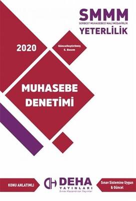Deha Yayınları 2020 SMMM Yeterlilik Konu Anlatımlı Muhasebe Denetimi - 1