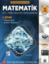 Fen Bilimleri Yayınları 11. Sınıf Dört Dörtlük Kitaplar Serisi Matematik AYT Konu Anlatımlı Soru Bankası 4 Kitap Set - Fen Bilimleri Yayınları