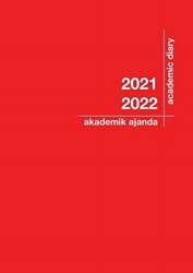 2021 2022 Akademik Ajanda Kırmızı - Akademi Çocuk