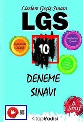 Kitap Vadisi Yayınları 8. Sınıf LGS 10 Deneme Sınavı - Kitap Vadisi Yayınları