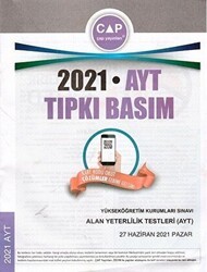 2021 AYT Deneme Tıpkı Basım - Çap Yayınları