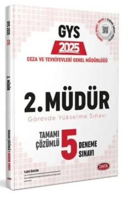 Ceza ve Tevkifevleri 2. Müdür GYS Tamamı Çözümlü 5 Deneme Sınavı - 1