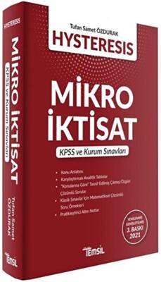 Temsil Kitap 2021 Hysteresis - Mikro İktisat - 1