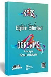 İSEM Yayıncılık 2021 KPSS Eğitim Bilimleri Öğrenme Psikolojisi Konu Anlatımı - 1