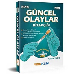 Yediiklim Yayınları 2021 KPSS Genel Kültür ve Güncel Olaylar Kitapçığı 15 Deneme İlaveli - Yediiklim Yayınları