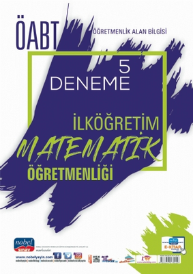 Nobel Sınav Yayınları 2021 ÖABT Öğretmenlik Alan Bilgisi İlköğretim Matematik Öğretmenliği 5 Deneme - 1