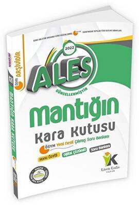 İnformal Yayınları 2022 ALES Mantığın Kara Kutusu Çıkmış Sorular Soru Bankası Çözümlü - 1