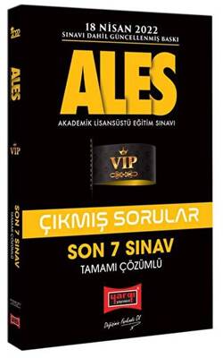 Yargı Yayınevi 2022 ALES Son 7 Sınav Tamamı Çözümlü Çıkmış Sorular - 1