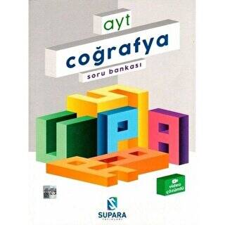 Supara Yayınları 2022 AYT Coğrafya Soru Bankası - 1
