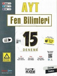 Üçgen Yayıncılık AYT Fen Bilimleri 15 Deneme - Üçgen Yayıncılık