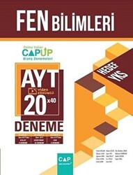 Çap Yayınları AYT Fen Bilimleri 20 x 40 Up Deneme - 1