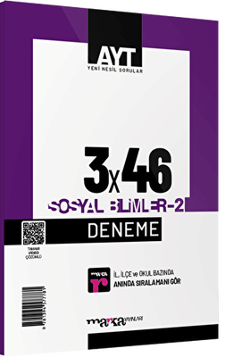 Marka Yayınları 2023 AYT Sosyal Bilimler - 2 3x46 Deneme - 1