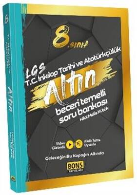 Bons Yayınları 8. Sınıf T.C. İnkılap Tarihi ve Atatürkçülük Soru Bankası - 1