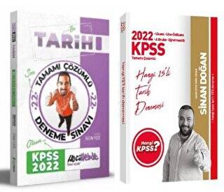 Hangi KPSS Yayınları 2022 Hangi KPSS Tarih 15 Deneme - Hoca Webde Tarih 22 Deneme 2`li Set - 1
