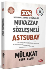 Jandarma Genel Komutanlığı Muvazzaf-Sözleşmeli Astsubay Mülakat Sınavı Mülakat Soru - Cevap - Data Yayınları