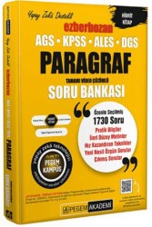 Pegem Akademi Yayıncılık KPSS ALES DGS Ezberbozan Paragraf Soru Bankası - 1