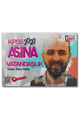 İSEM Yayıncılık 2022 KPSS Aşina Vatandaşlık Video Ders Notu - 1