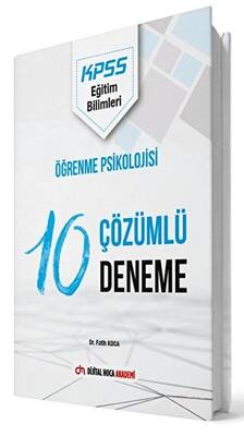 Dijital Hoca 2022 KPSS Eğitim Bilimleri Öğrenme Psikolojisi Çözümlü 10 Deneme - 1