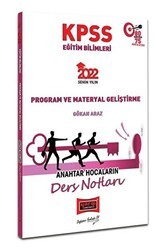 Yargı Yayınevi 2022 KPSS Eğitim Bilimleri Program ve Materyal Geliştirme Anahtar Hocaların Ders Notları - Yargı Yayınevi