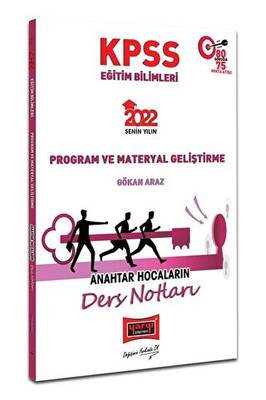 Yargı Yayınevi 2022 KPSS Eğitim Bilimleri Program ve Materyal Geliştirme Anahtar Hocaların Ders Notları - 1