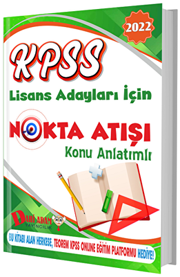 Dahi Adam Yayıncılık 2022 KPSS Lisans Adayları İçin Nokta Atışı Konu Kitabı - 1