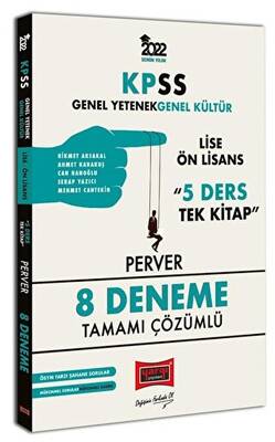 Yargı Yayınevi 2022 KPSS Lise Önlisans GYGK Perver 8 Deneme Çözümlü - 1