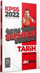 HocaWebde Yayınları 2022 KPSS Tarih ÖSYM Tarzı Seçmece Sorular Tamamı Çözümlü Soru Bankası - 1