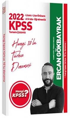 Hangi KPSS Yayınları 2022 KPSS Türkçe 10’lu Tamamı Çözümlü Deneme Sınavı - 1