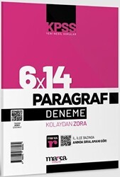 Marka Yayınları 2025 KPSS Yeni Nesil 6x14 Paragraf Tamamı Video Çözümlü Deneme - Marka Yayınları