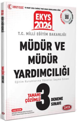 MEB EKYS Müdür ve Müdür Yardımcılığı Tamamı Çözümlü 3 Deneme Sınavı - 1