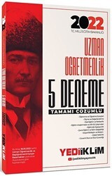 Yediiklim Yayınları 2022 MEB Öğretmenlik Kariyer Basamakları Uzman Öğretmenlik Tamamı Çözümlü 5 Deneme - Yediiklim Yayınları