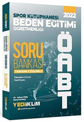 Yediiklim Yayınları 2022 ÖABT Beden Eğitimi Öğretmenliği Spor Kütüphanesi Tamamı Çözümlü Soru Bankası - 1