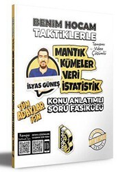 Benim Hocam Yayınları 2024 Tüm Adaylar İçin Taktiklerle Mantık Kümeler Veri İstatistik Konu Anlatımlı Soru Fasikülü - 1