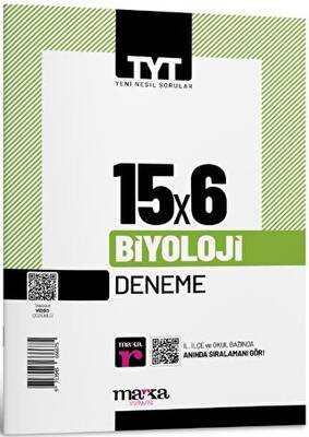 Marka Yayınları 2025 TYT Biyoloji 15 Deneme Tamamı Video Çözümlü - 1